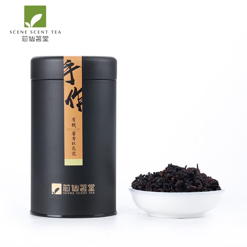 芯仙茗堂蜜香红乌龙特级有机大师手作精选有机认证茶叶罐装100g