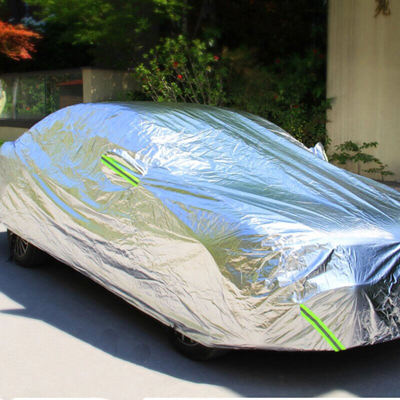 竹強(qiáng) 汽車車衣 鋁膜加厚車罩隔熱防雨防盜 夏季防曬車套 本田 凌派