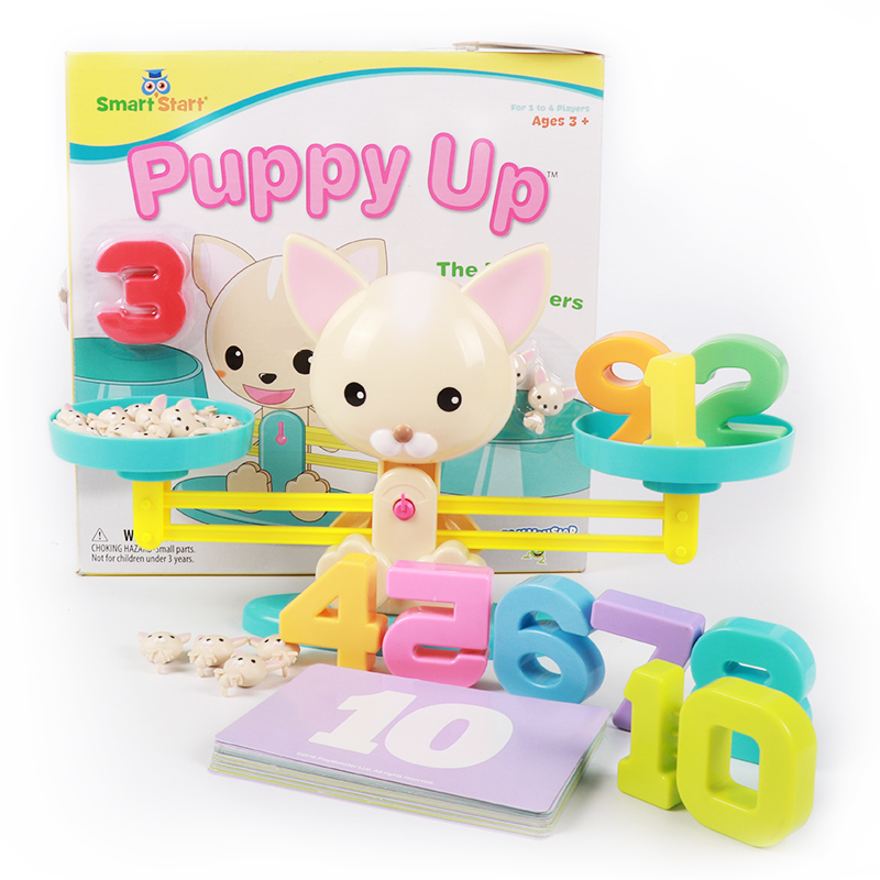 比利时smart start益智玩具婴幼儿数学早教启蒙男孩女孩玩具礼物3-4-5-6岁 小狗数字天平PUPPY UP