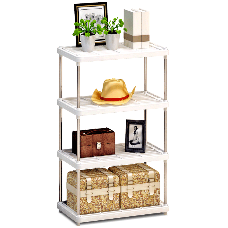 索尔诺 厨房置物架层架收纳储物家具办公室浴室客厅架子货架收纳架子柜多层搁物架置物柜家用货架Z614 Z614