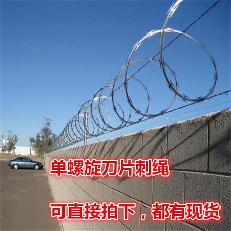 斗途园艺 防盗防爬带刺铁丝网围栏围墙 镀锌防锈铁蒺藜刺绳刺丝网防护