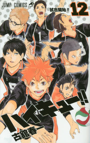 现货 日文原版 漫画 排球少年 ハイキュー!! 12进口图书