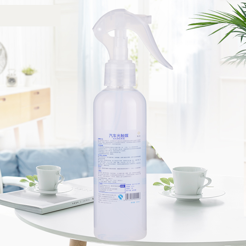 菱之花汽车专用光触媒除甲醛喷剂新车用去异味日本进口空气净化除味剂