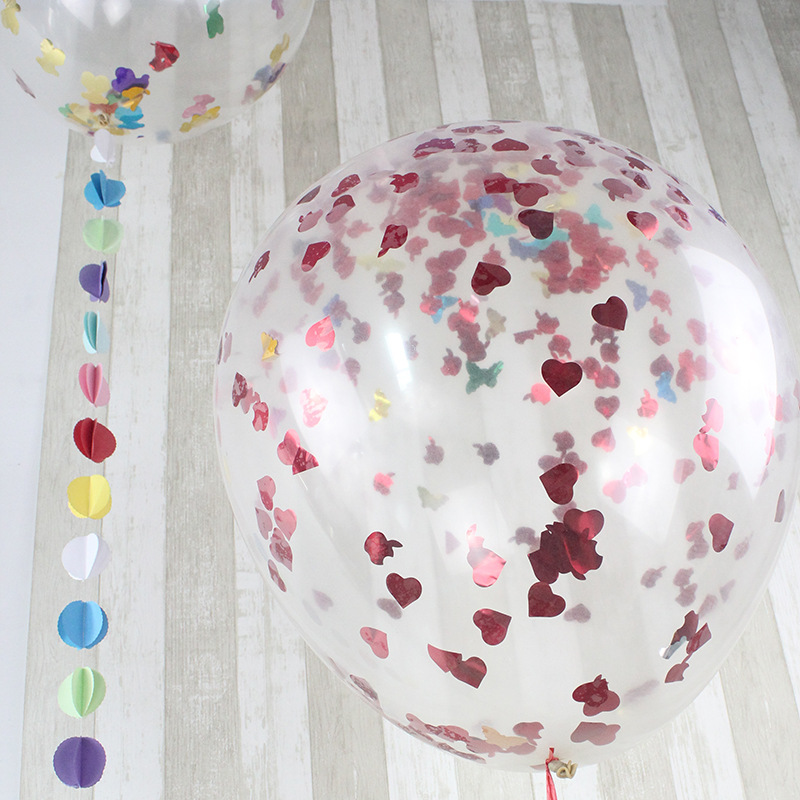 佳茉时尚彩色亮片气球婚房情人节装饰品充的气是空气也会飘起来吗？