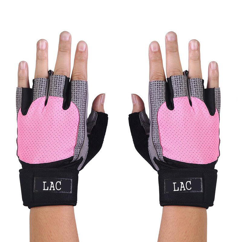 健身手套LAC透气防滑半指健身手套女男护腕哑铃器械训练运动手套来看看图文评测！质量靠谱吗？