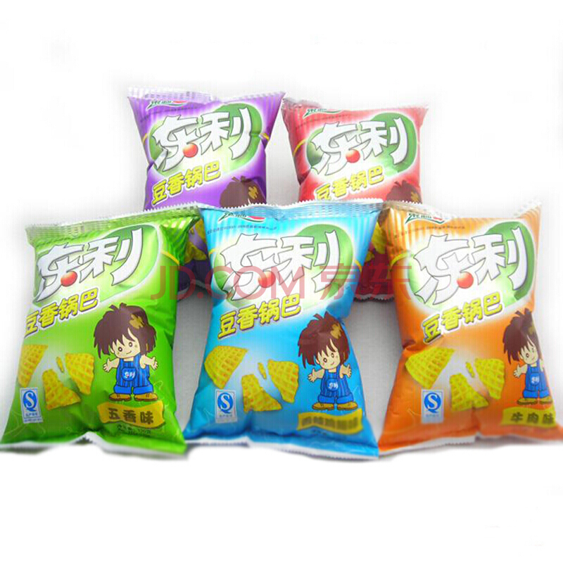 东利豆香锅巴90g*10袋大米黄豆锅巴五种口味可选 五香味10袋