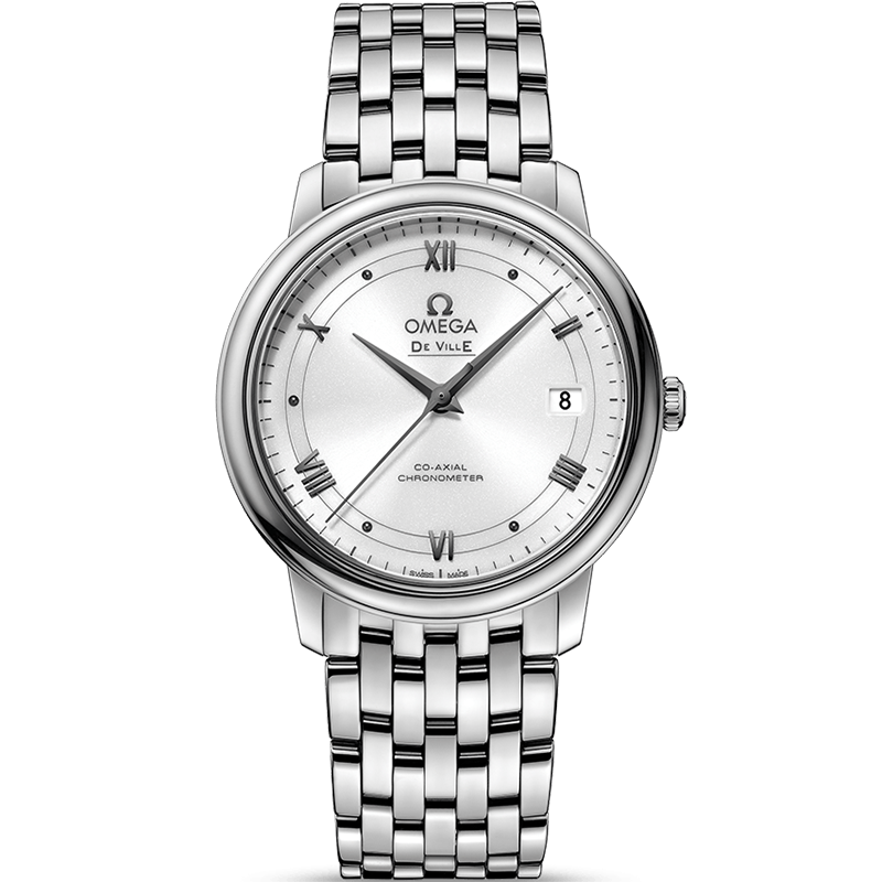 歐米茄（OMEGA） 瑞士手表碟飛系列天文認(rèn)證日歷男士腕表36.8mm 424.10.37.20.04.001