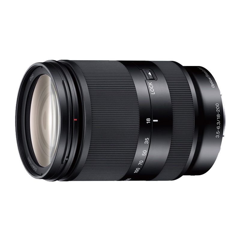 索尼（SONY）E 18-200mm F3.5-6.3 OSS LE APS-C画幅远摄变焦微单相机镜头 E卡口（SEL18200LE）