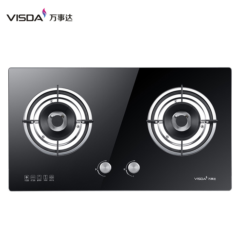 万事达厨卫燃气灶jzt-811 s525s大轴距台嵌两用猛火灶具双炉头熄火