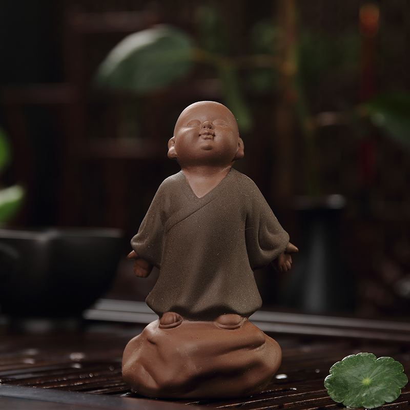 紫砂 布施小僧 茶道具 工芸品 美術品 置物 紫砂 布施小僧 茶道具 工芸品 美術品 置物
