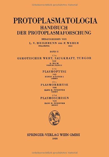 【预订】osmotischer wert, saugkraft, turgor