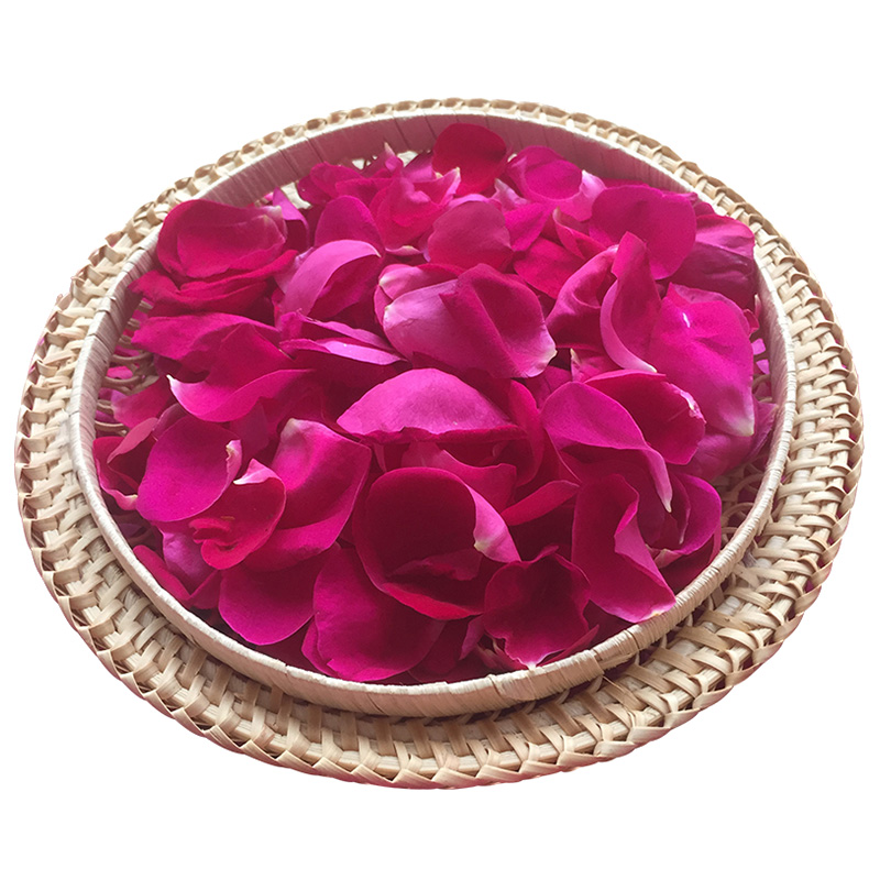 zxc云南滇红新鲜花瓣 1kg 顺丰食用滇红玫瑰可做玫瑰酵素酱醋饼酱 1kg