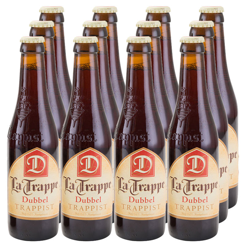 荷兰修道院荷兰进口啤酒 荷兰修道院康文教堂双料啤酒330ml*12瓶