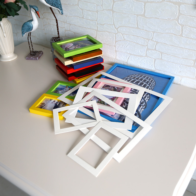 森淼  相框照片墙内衬白色卡纸开孔a4装裱8开空白纸板可定制尺寸 18寸