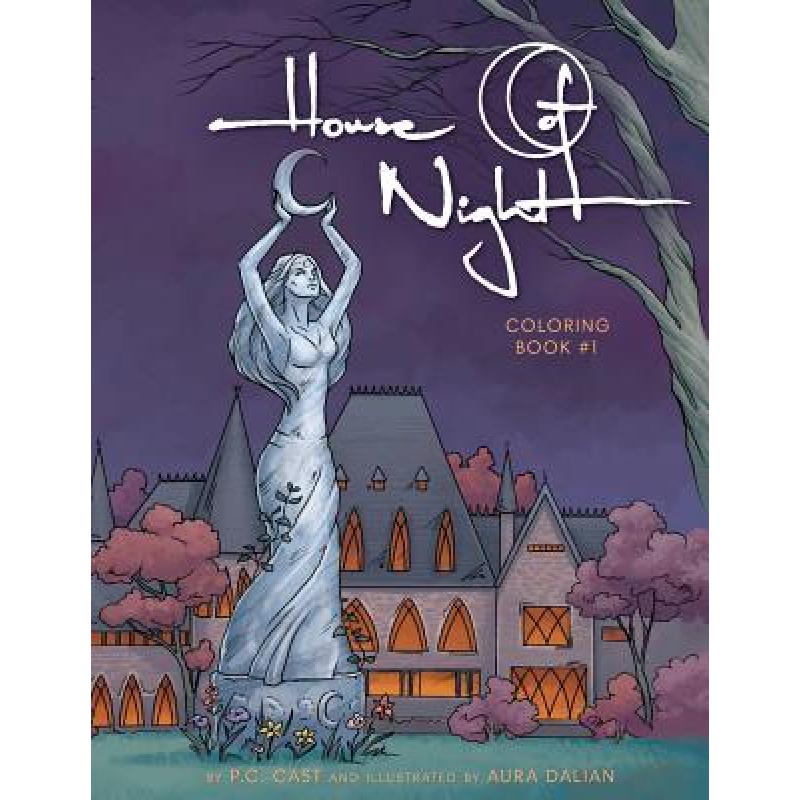 预订 House of Night Coloring Book #1