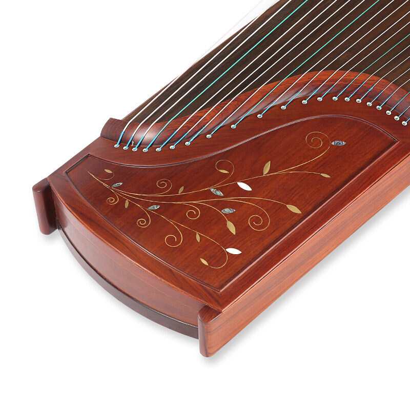 乐海 古筝专业演奏级奥氏黄檀材质飞花点翠图案贝雕古筝乐器814fh