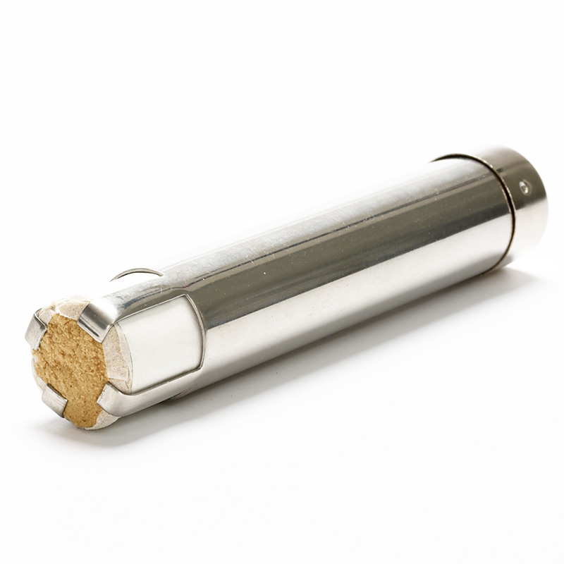 绿源堂 不锈钢自动推艾器艾灸助推仪器 家用艾柱艾绒艾条器 （木质艾灸盒通用）