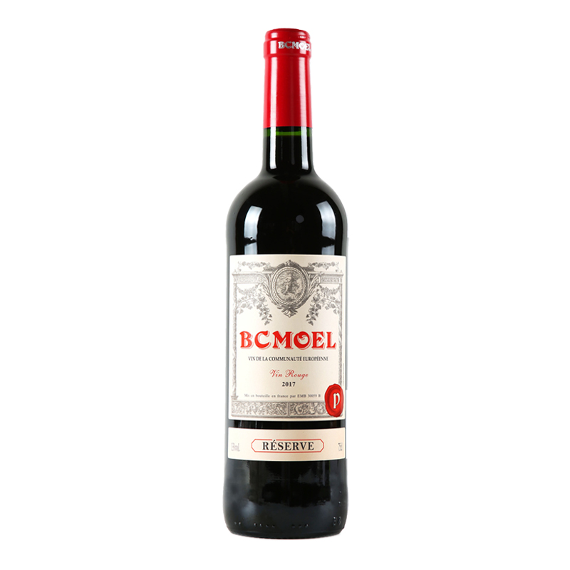 太平洋保险担保原瓶进口法国红酒柏翠莫埃尔（BCMOEL）干红葡萄酒 珍藏干红葡萄酒(1瓶*750ml)