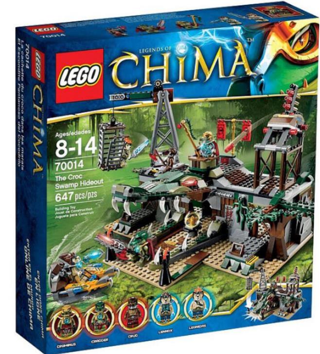 乐高 lego 70014 chima 鳄鱼沼泽藏身处new 2013