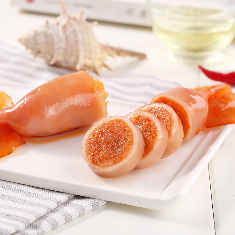 300减200_百草味 带籽鱿鱼仔180g 即食墨鱼仔休闲零食海鲜小吃特产 mj