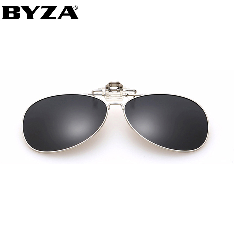 byza夹片式太阳镜 偏光近视男女款驾驶镜墨镜夹片 时尚司机镜夜视眼镜