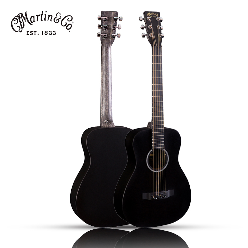 马丁（MARTIN）LX BLACK民谣吉他旅行吉他34英寸全黑色HPL小吉它原装进口
