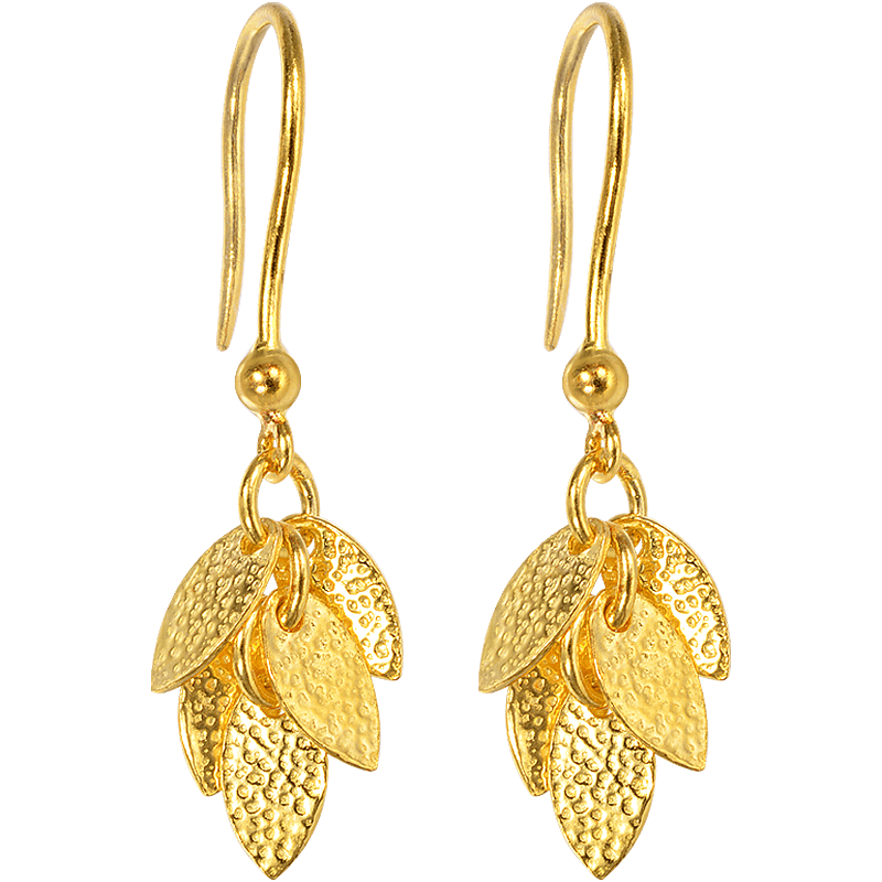 周生生黄金耳饰金叶子足金耳环耳坠一叶暴富价格走势