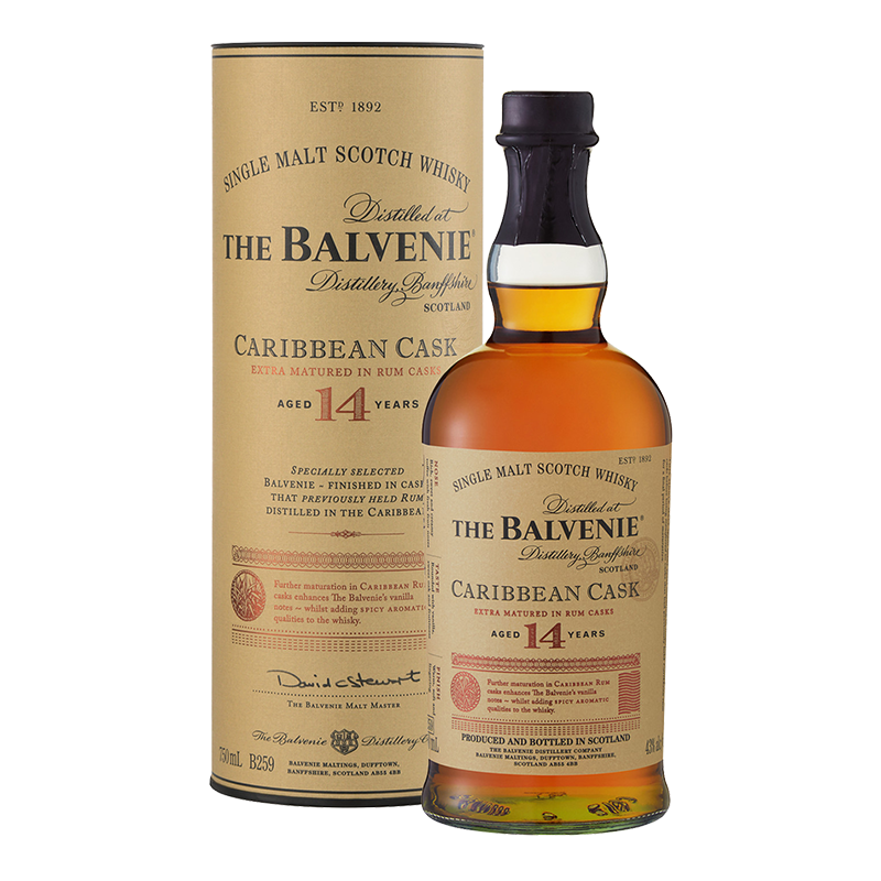 大摩（THE DALMORE）郎家园 洋酒百富（The Balvenie）14年苏格兰单一麦芽威士忌700ml