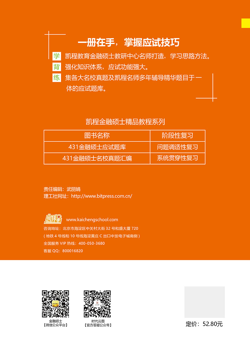 凯程金融硕士考研精品教程：431金融硕士应试题库详情图