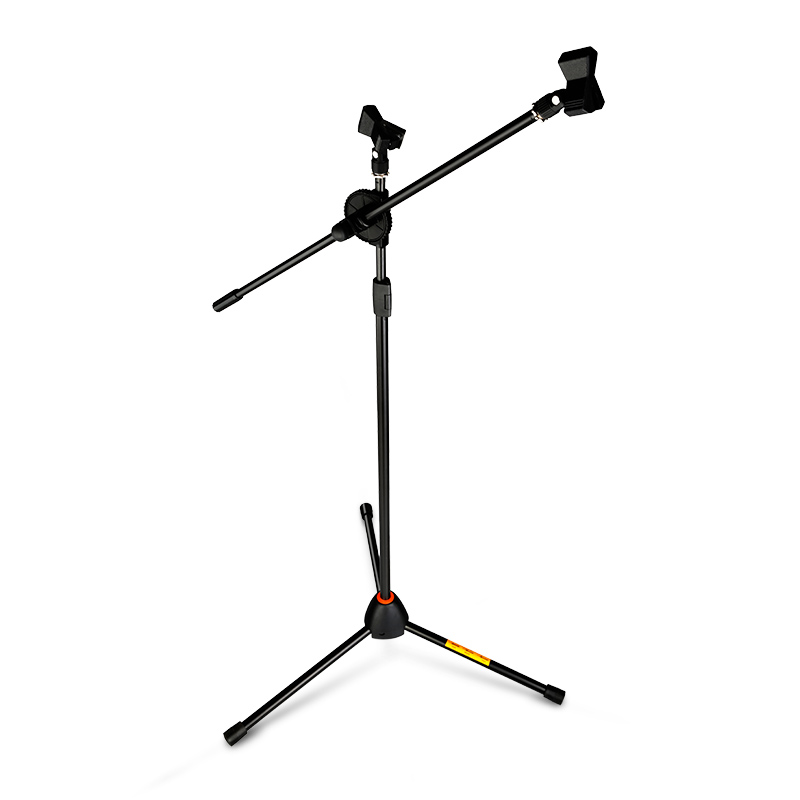 soundking音王s10麦克风双夹支架话筒架三脚架落地式 s10麦克风支架