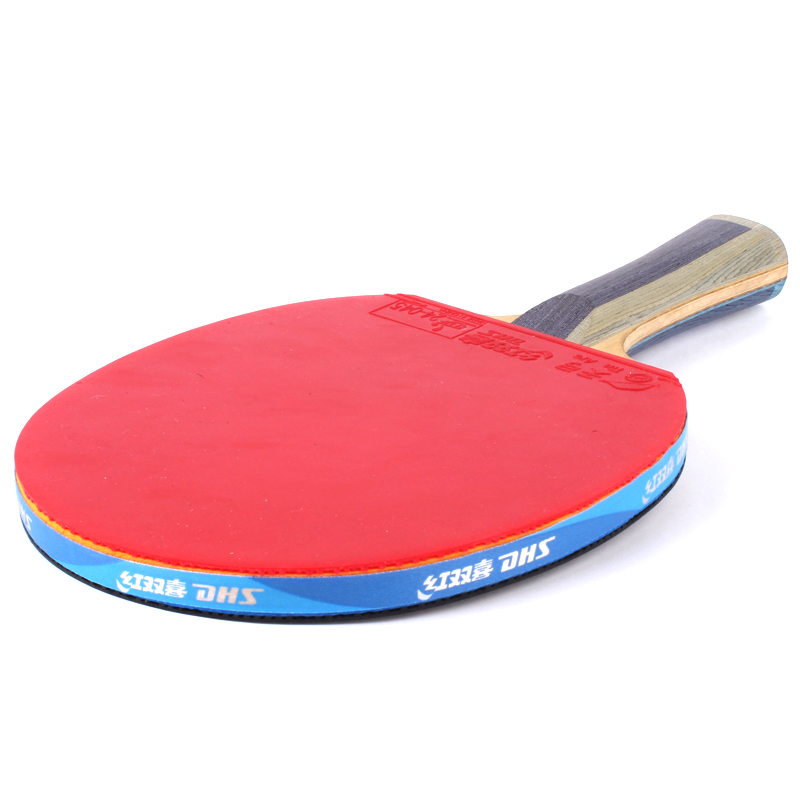 乒乓球拍红双喜天极蓝蓝海绵乒乓球拍专业级成品单拍优缺点质量分析参考！为什么买家这样评价！