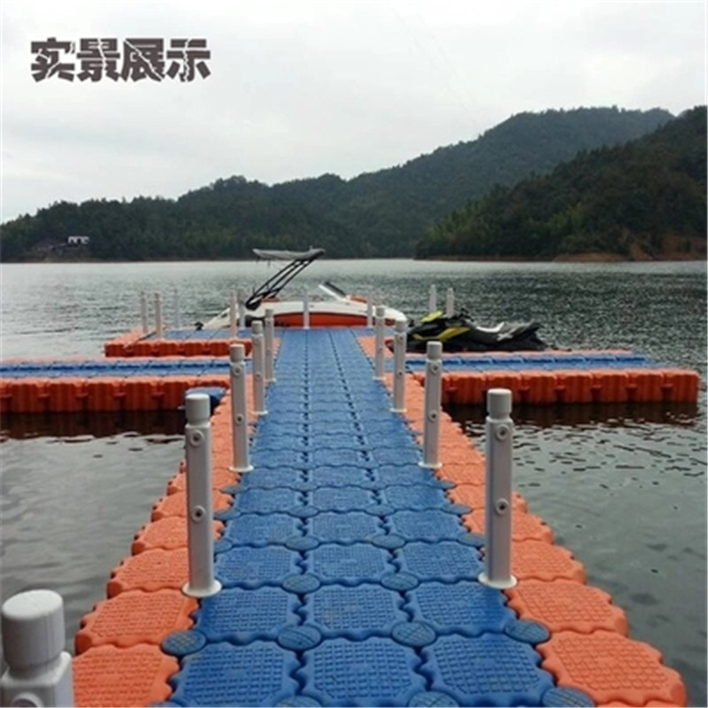 浴佳美水上浮筒平台浮箱浮桥游艇龙舟码头钓鱼平台浮动码头摩托艇泊位