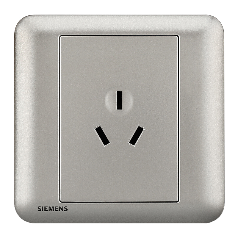 西门子(siemens)开关插座 16a三孔 86型插座面板皓睿硒釉银