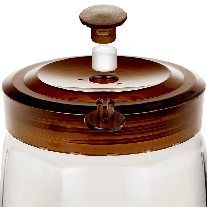 厨房储物器皿紫丁香1.5L自动排气玻璃水果酵素瓶储物罐SG9715两个装评测质量好不好,怎么样入手更具性价比！
