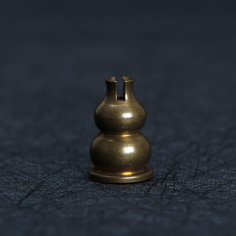 轩椽阁(xuanchuange)纯黄铜香插 家用沉香熏香檀香盘香线香炉香插香座