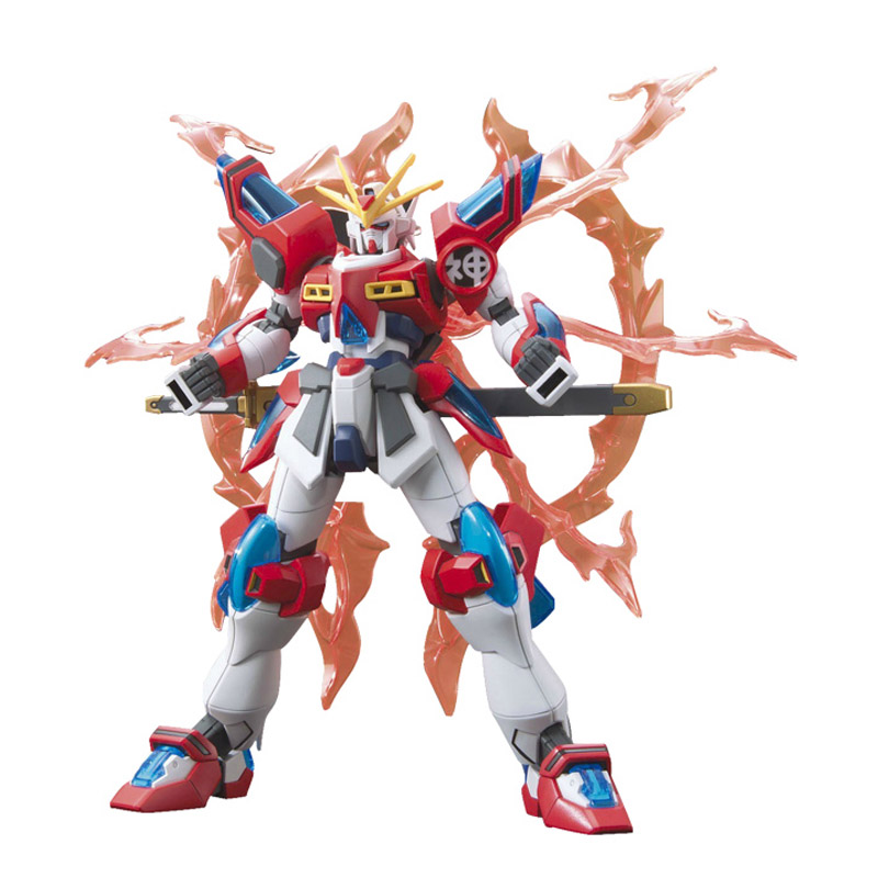 高达拼插拼装模型玩具 hg hgbf 1/144 try创战者敢达 043 神木燃焰