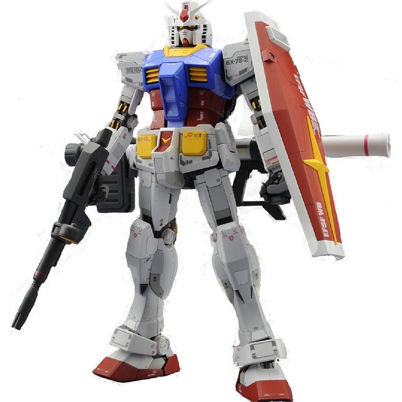 万代(bandai)万代高达gundam拼插拼装模型玩具 mg 1/100 rx-78-2 元祖