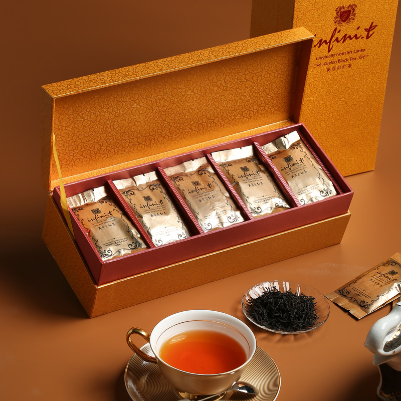 英菲尼红茶茶叶锡兰红茶浓香型斯里兰卡茶叶礼盒装伴手礼早安系列125g