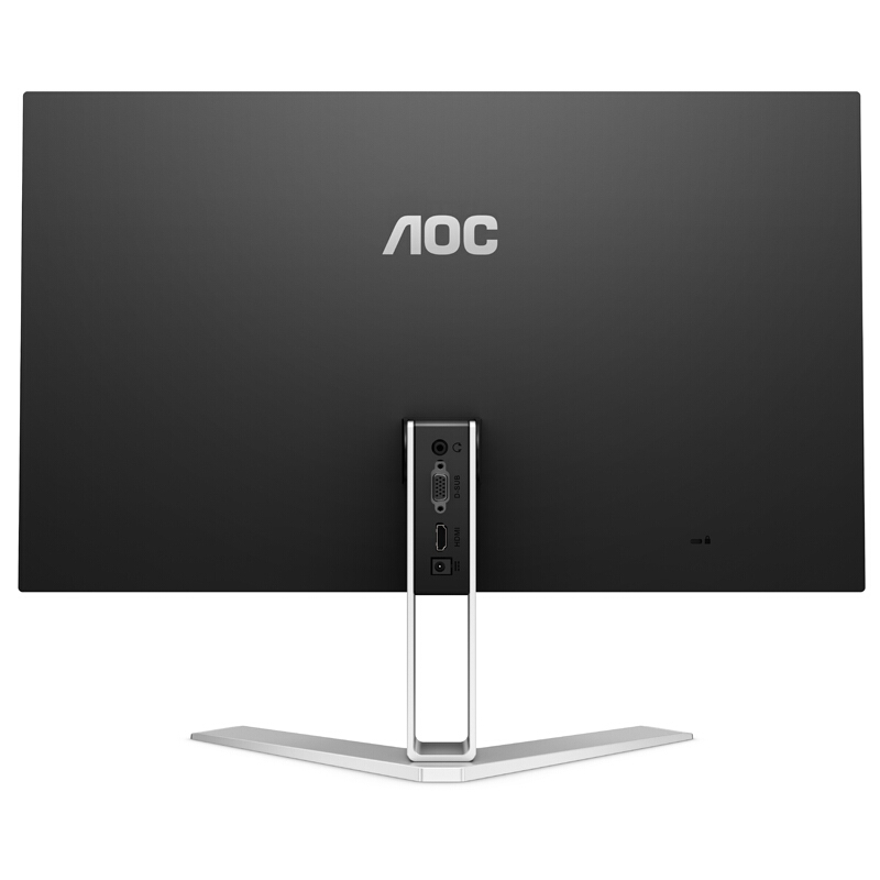 AOC 27英寸 AH-IPS广视角 全面屏三边无框设计 高清接口 节能低蓝光不闪屏 液晶电脑显示器 27N1H