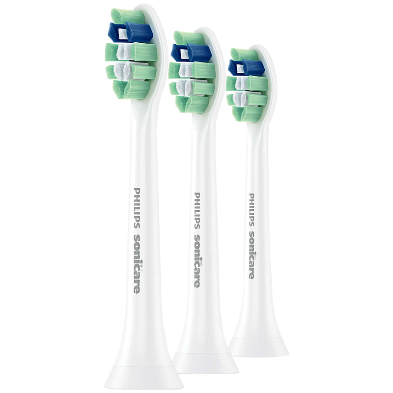 飞利浦（PHILIPS）电动牙刷头适配HX6730HX6761HX6800HX6803HX6806 HX9023/67牙菌防御刷头3支装