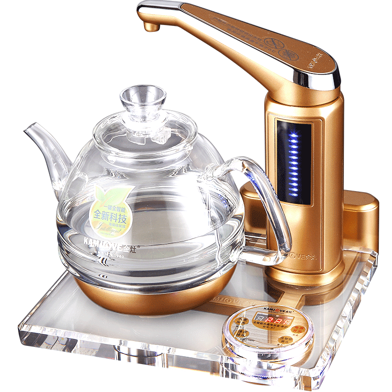 金灶（KAMJOVE） 全智能自动上水电热水壶 电茶壶自动茶具玻璃茶具套装 烧水电茶炉 B7 单炉