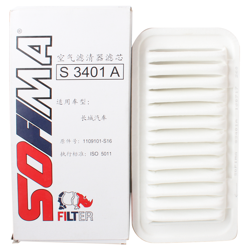 索菲瑪空氣濾芯空氣濾清器S3401A哈弗M2M4C20RC30炫麗Cross酷熊景逸凌傲