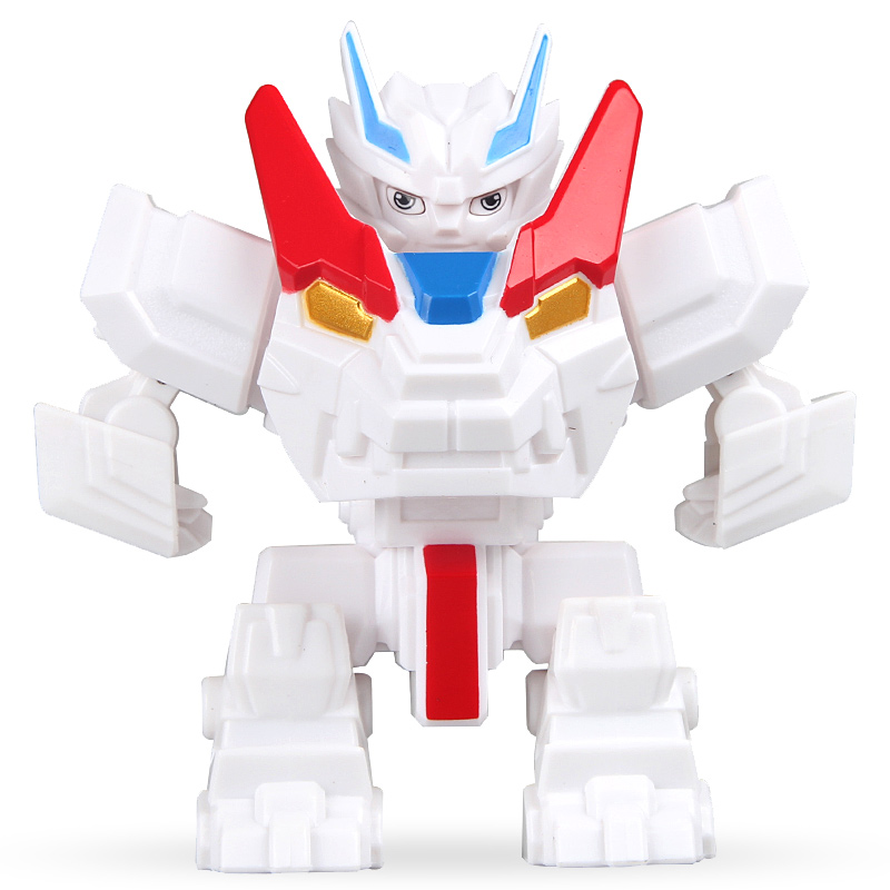 三宝(sanbao)超变武兽机器人变形系列召唤器套装儿童玩具 一键变形