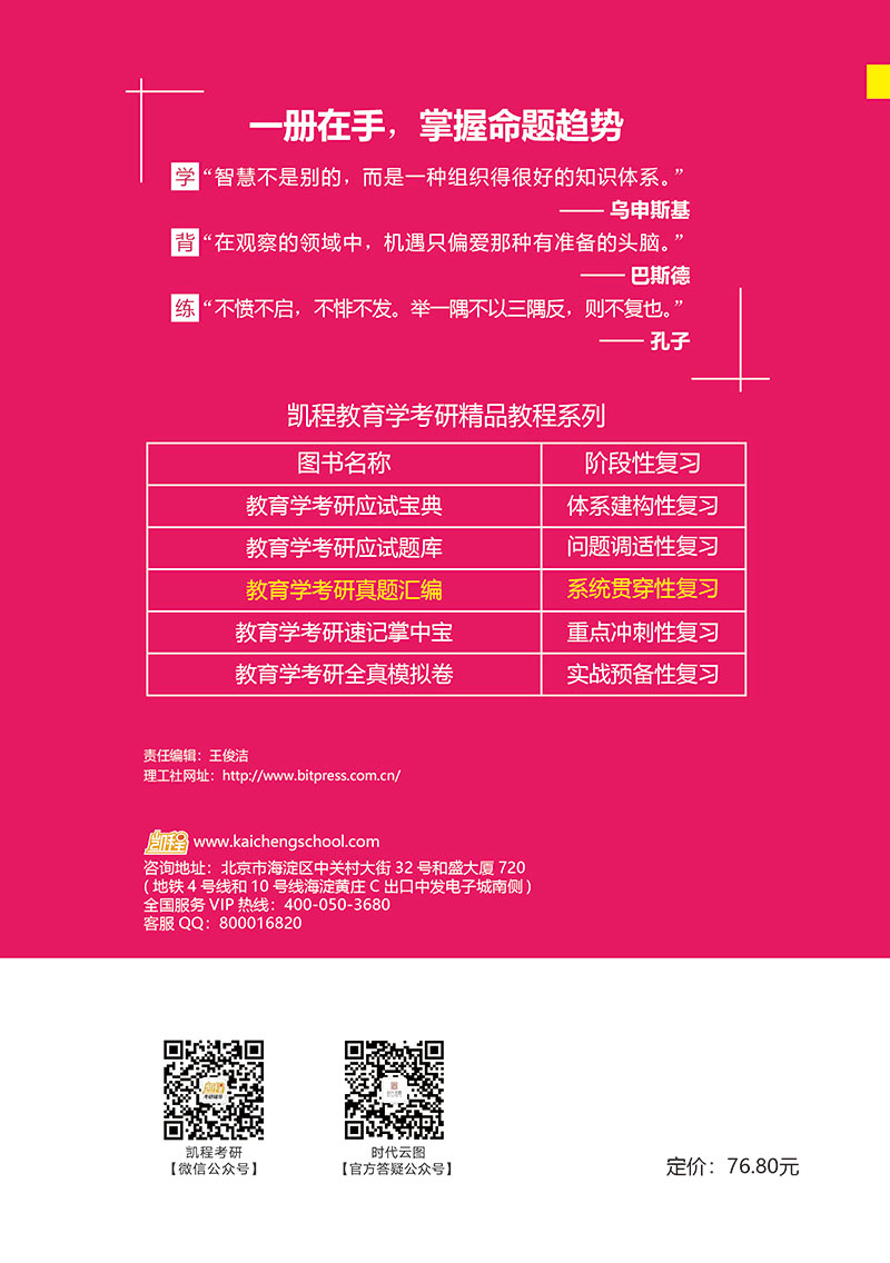 教育学考研真题汇编详情图