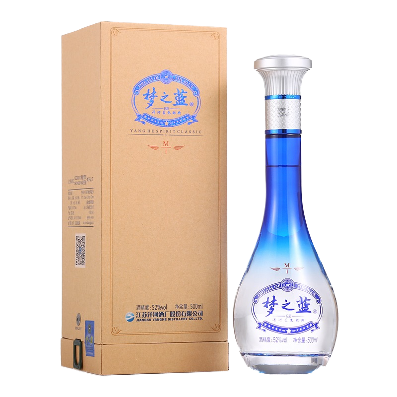 洋河蓝色经典梦之蓝M152度价格走势及口感评测|如何看白酒商品历史价格