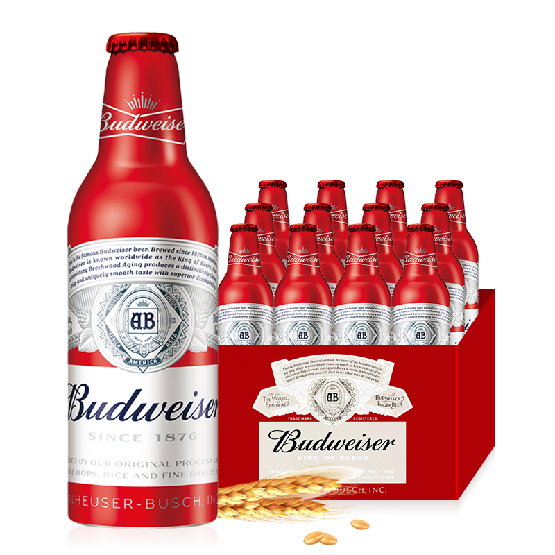 ڲBUDWEISER ɫ 355mL 24ƿ װ193Ԫ