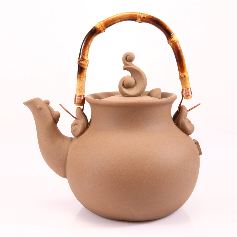 汉陶张生 泡茶壶 陶瓷茶壶 陶壶老坑矿茶壶陶土壶煮茶烧水壶器茶具