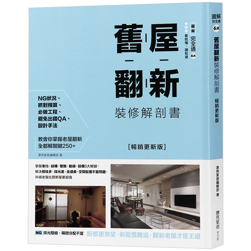 现货台版 旧屋翻新装修解剖书 家居装修设计 室内设计
