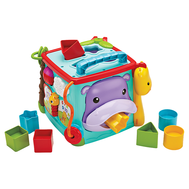 费雪（Fisher-Price）六面盒(双语)多功能早教益智玩具新生儿探索学习 CMY28