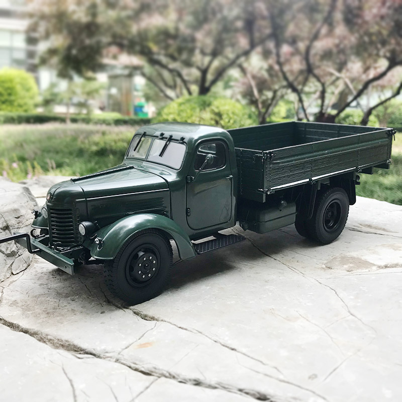 跃纪生 世纪龙一汽解放卡车原厂1:24 解放ca10老解放汽车模型精细版